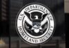 US Department of Homeland Security emblem on wall