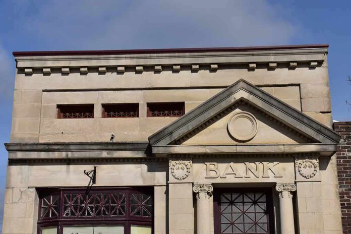 1286239177 featured image Stone building facade with bank sign and columns