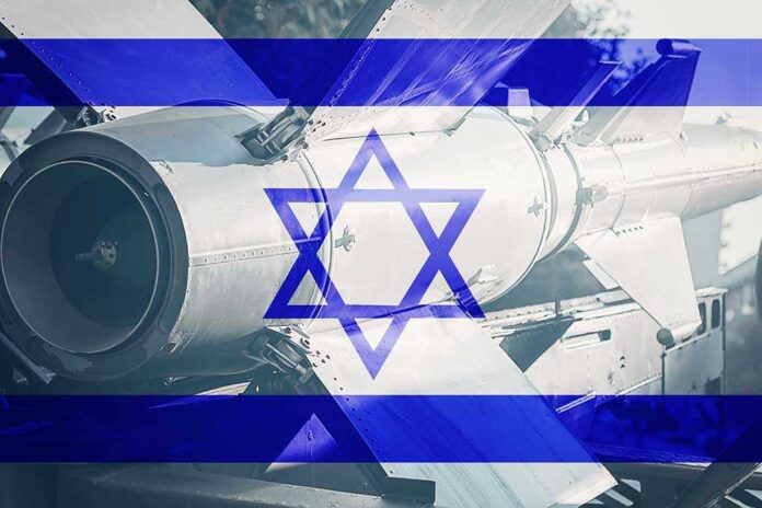 673097776 featured image Missile with Israel flag overlay