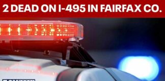 2 dead after stabbing, officer-involved shooting on I-495 in