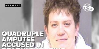 Quadruple amputee, cornhole champ charged with murder