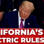 TRUMPS signs resolutions barring CALIFORNIA'S ELECTRIC