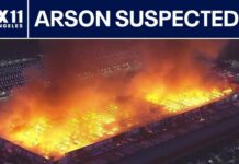 Arson suspected in massive Ontario warehouse fire