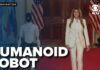 First lady Melania Trump & humanoid robot at AI education