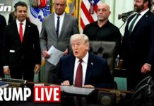 LIVE: US President Donald Trump signs an Executive Order