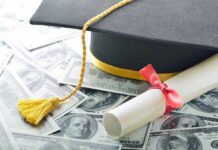 Illegal-Alien Graduations Ignite California Firestorm Graduation cap and diploma resting on a pile of money