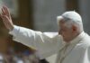 Trump Slams U.S.-Born Pope: Chaos Ensues Pope waving to a crowd during a public appearance