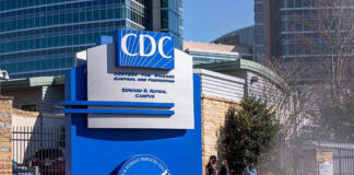 Sign for CDC Edward R. Roybal Campus.