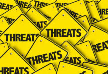 Iranian Commander Threatens Ivanka Trump- Shocking Revelations Yellow warning signs with the word THREATS.