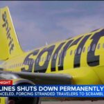 Spirit Airlines says it's going out of business after 34 years and