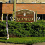 Leaked Tape Shakes Quantico Command Welcome to the Town of Quantico sign.