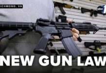 Gun Rush Explodes Before Ban Governor Spanberger signs new gun law requiring gun shops to take greater firearm sale precautions