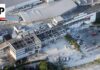 Rescuers search for survivors in destroyed Aeon mall in Japan after earthquake