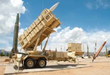 Missile Deal Sparks U.S.–China Showdown Patriot missile defense system on display outdoors with various missiles in the background