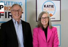 Hobbs’ Cross-Party Gamble Stirs Arizona Dem. Arizona Gov. Katie Hobbs picks former Rep. Mayor John Giles as her running mate
