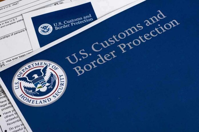 shutterstock_300476939 U.S. Customs and Border Protection folder on immigration forms