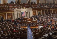 Beijing Money Trail Nears Congress? Legislative chamber filled with attendees during a formal address