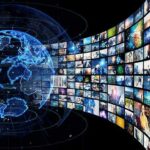 CBS Meltdown: 60 Minutes Icon Axed Digital globe with curved wall of multimedia screens