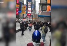 Broad-Daylight Stabbing Stuns Crowd Victims, suspect identified in deadly Times Square stabbings, shooting