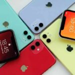 Apple’s Marathon iPhone: 45-Hour Tease iPhones arranged in a colorful fan