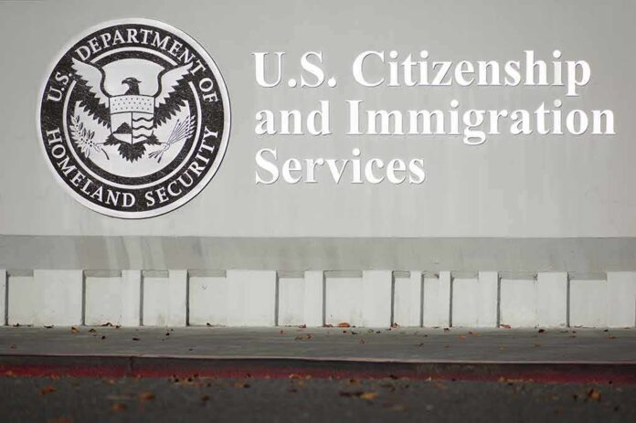 shutterstock_1948566463 USCIS building sign with DHS seal