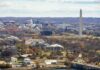 Washington Monument and U.S. Capitol across the National Mall