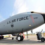 Mission Over, ISIS Over? U.S. Air Force tanker aircraft on display at an airfield