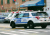 Selma Blair Air-Rage Bombshell Police car and ambulances outside emergency room entrance.