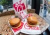Today Show Ambush? Chick-fil-A Put On Trial Chicken sandwiches on a speckled countertop by a window