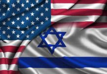 Trump’s Surprise Play Jolts Israel United States and Israel flags overlapping with visible folds