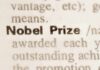 Light Hacks Brains – Nobel Prize Shock Nobel Prize text highlighted in a dictionary